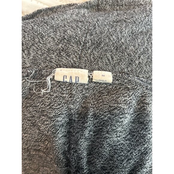 Gray Open Front Cardigan Sweater Long Sleeve Casual Everyday Layering - Picture 5 of 6